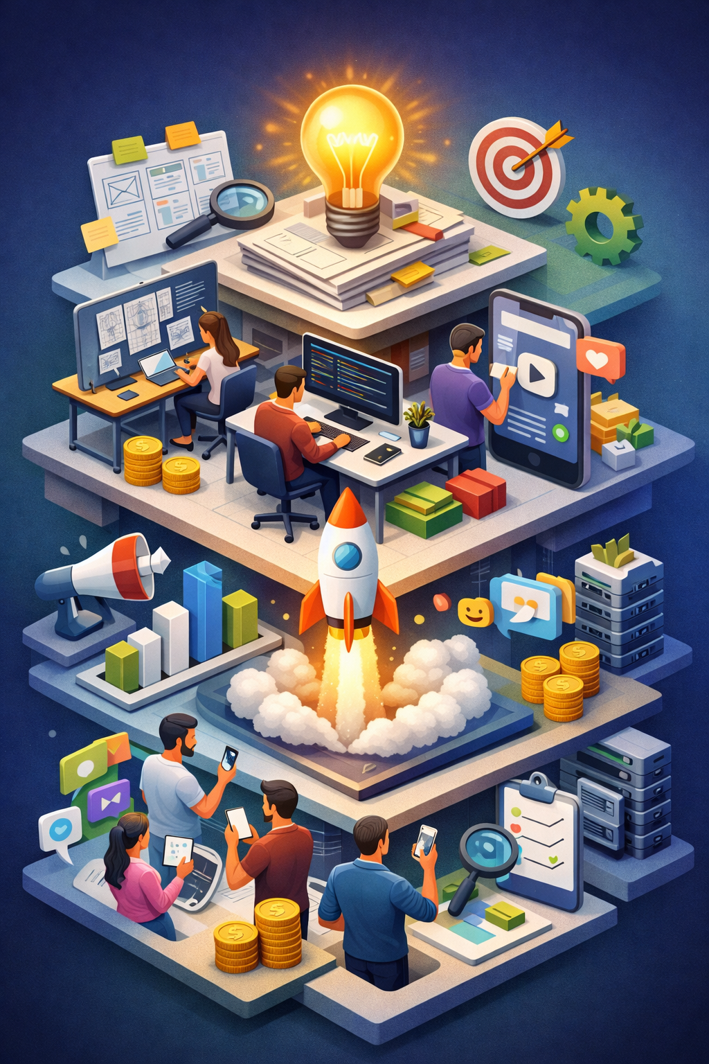 From concept to live users — focusing on core features, rapid development, and real-world validation in 21 days.