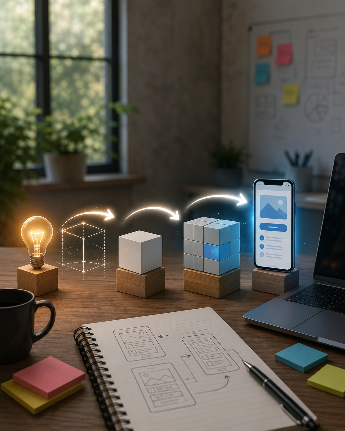 From concept to clarity: visualizing how focused MVP development turns ideas into validated products